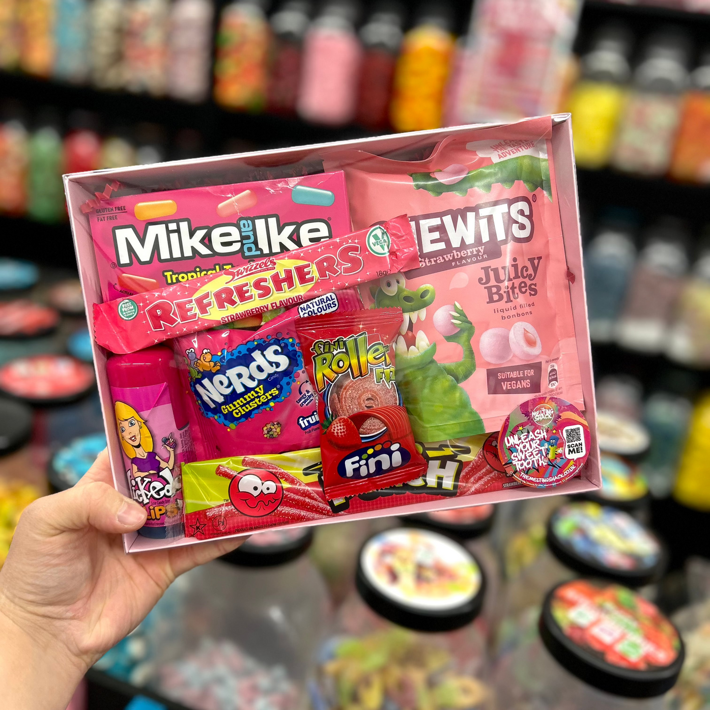 PinkColoured Candy Box