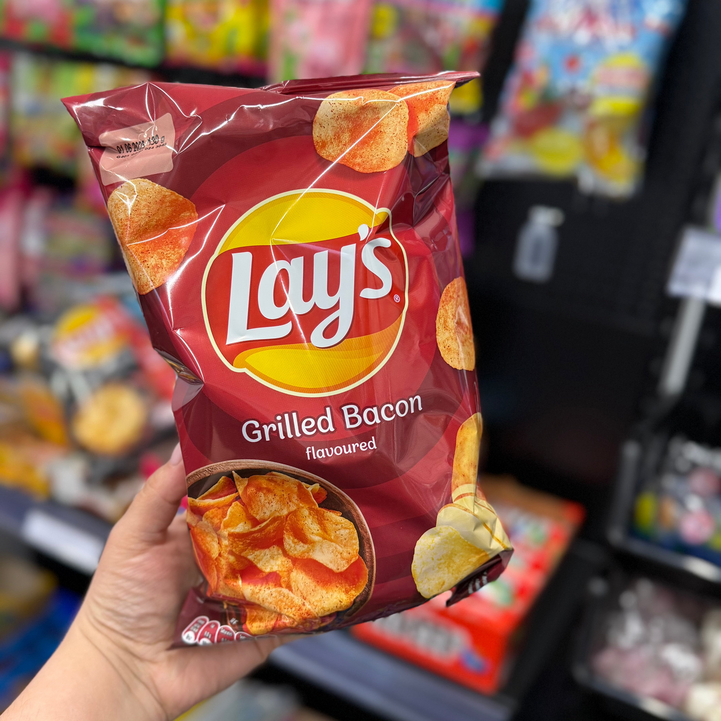 Crisps - LAYS Grilled Bacon 130g