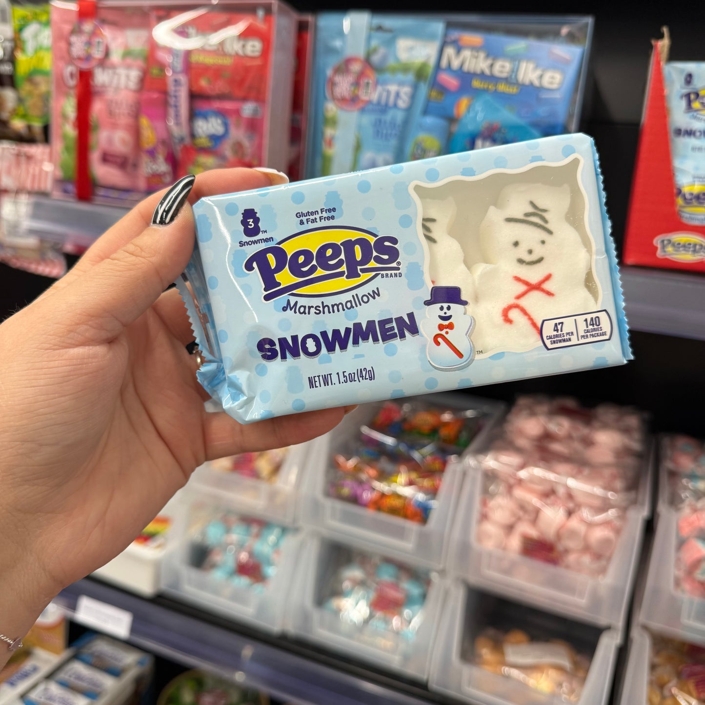 Peeps Snowmen