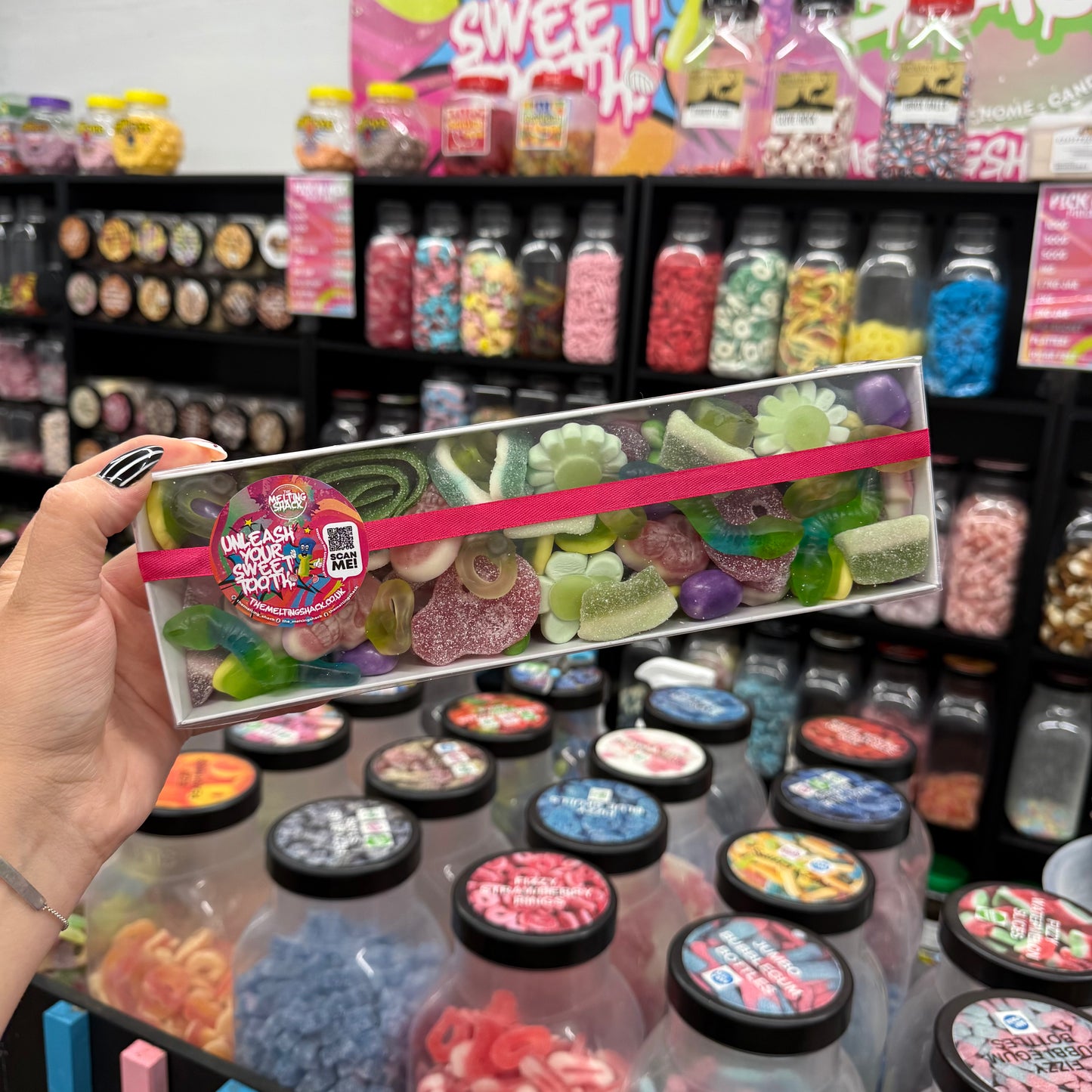 Sweet Gift Box - Green & Purple