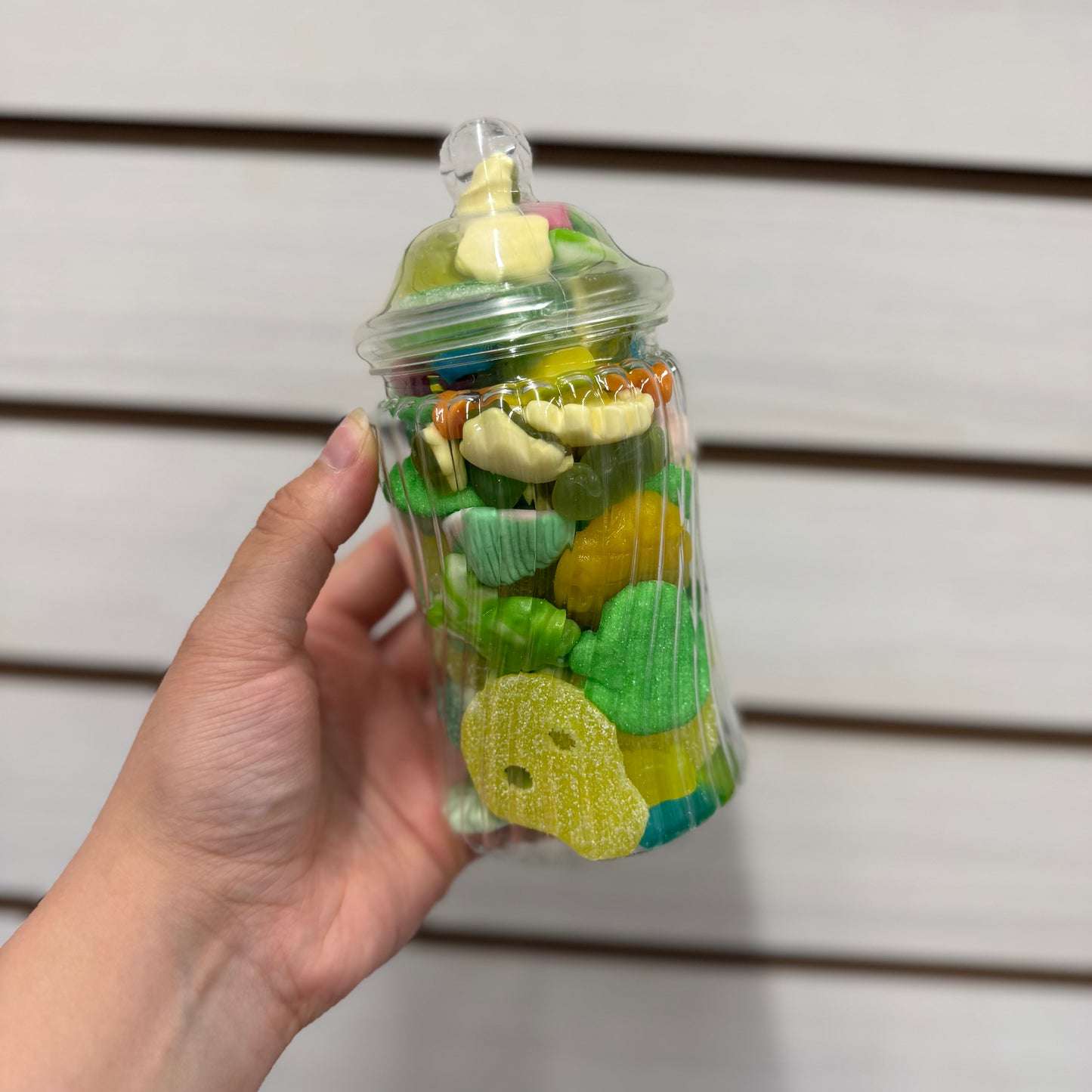 Green Spiral Jar