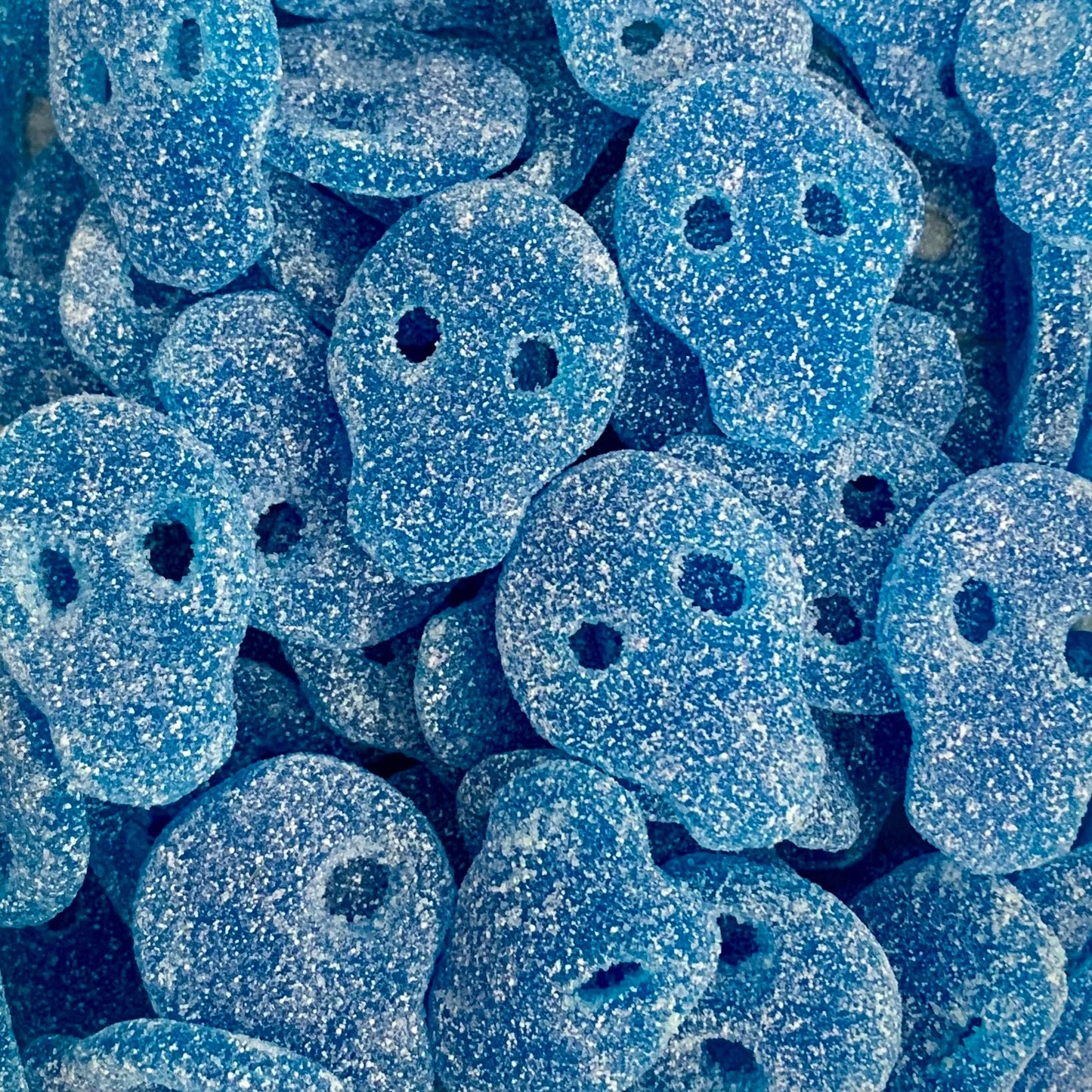 Fizzy Blue Skulls