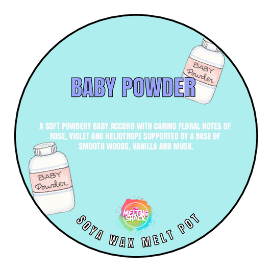 Wax Segment Clamshell - BABY POWDER