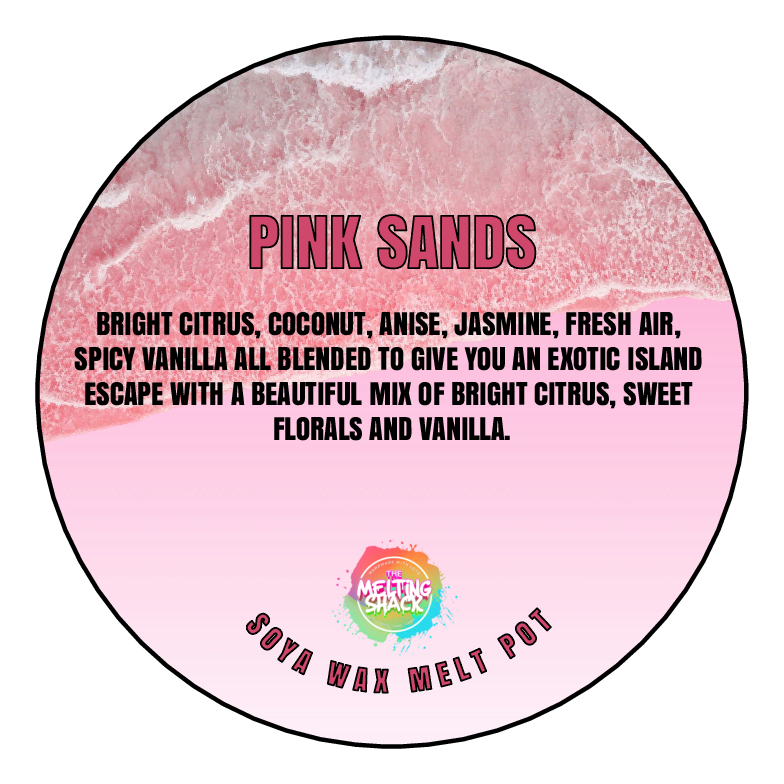 Wax Segment Clamshell - PINK SANDS