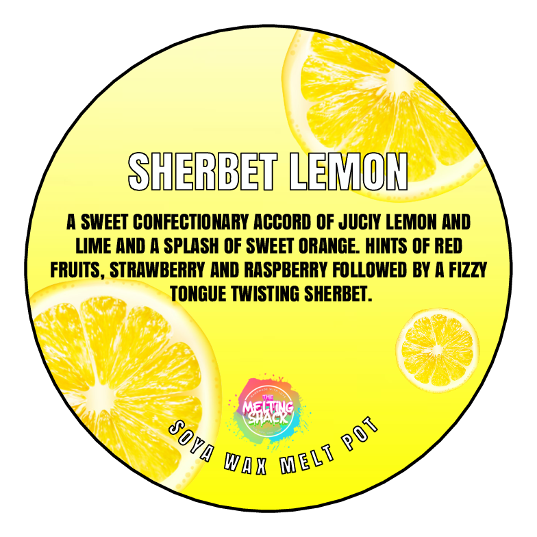 Wax Segment Clamshell - SHERBET LEMON