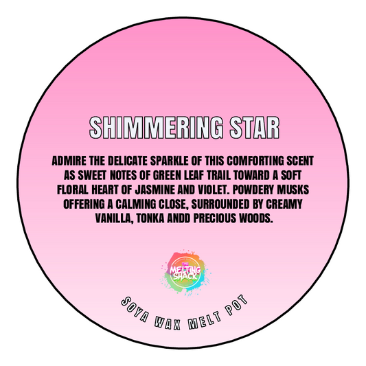 Wax Segment Clamshell - SHIMMERING STAR