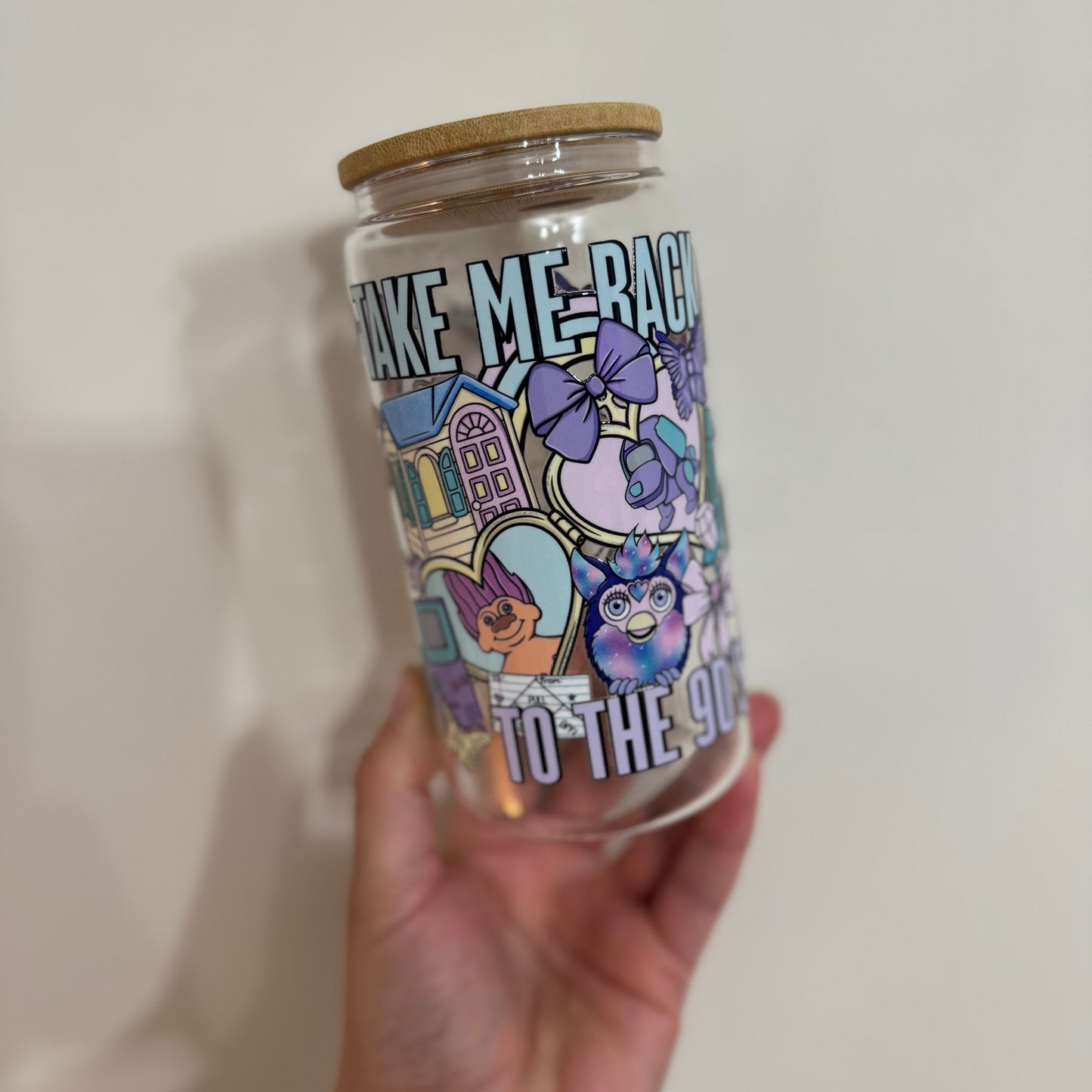 Glass Tumbler | Take me back to the 90s