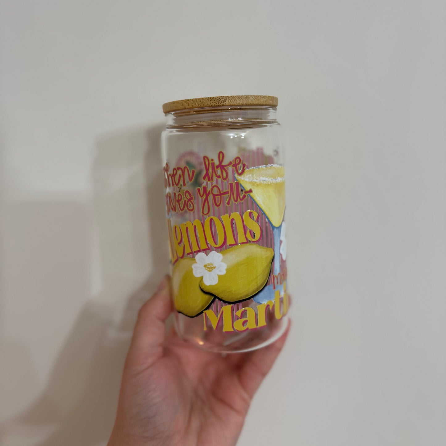 Glass Tumbler | When life gives you lemons