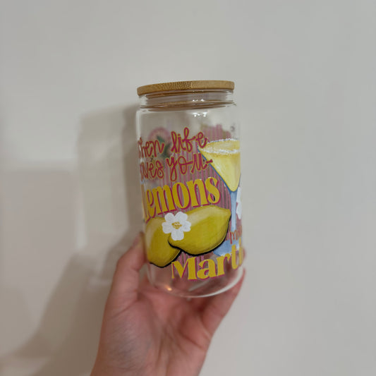 Glass Tumbler | When life gives you lemons