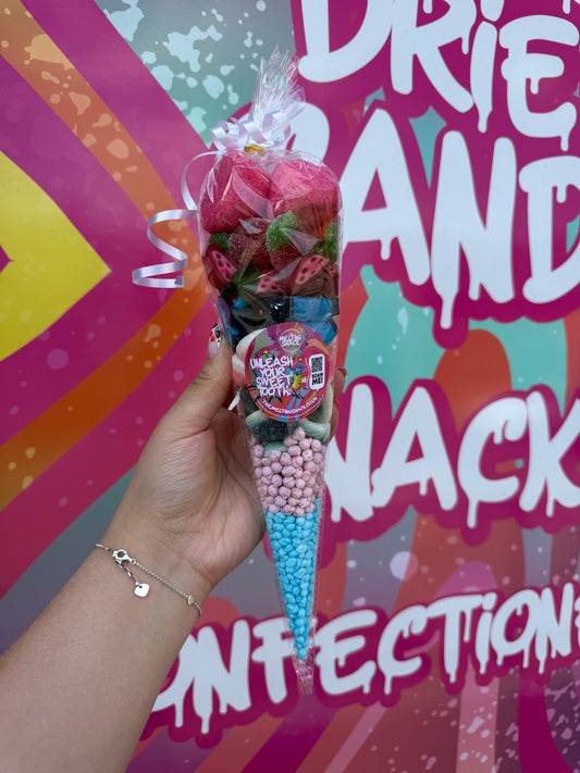 Large Sweet Cone | Pink & Blue Themed