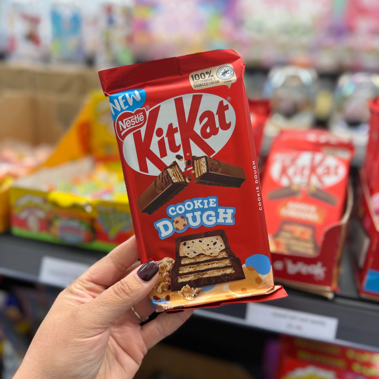 Giant Kitkat Cookie Dough