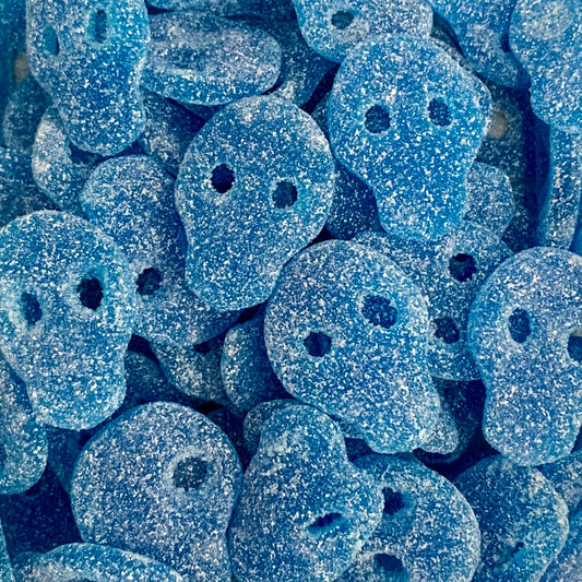 Fizzy Blue Skulls