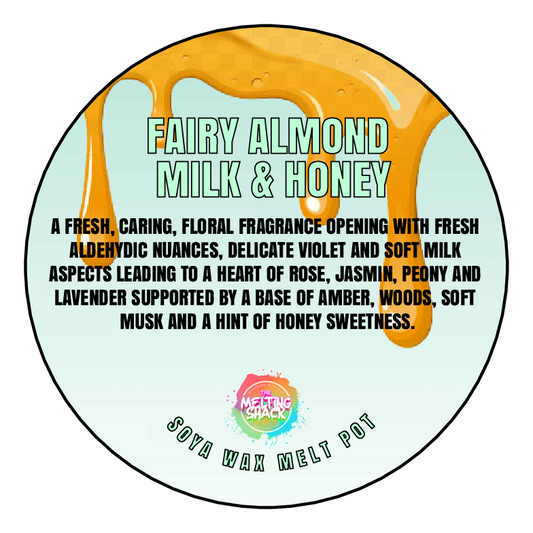 Wax Segment Clamshell - FAIRY ALMOND MILK & HONEY