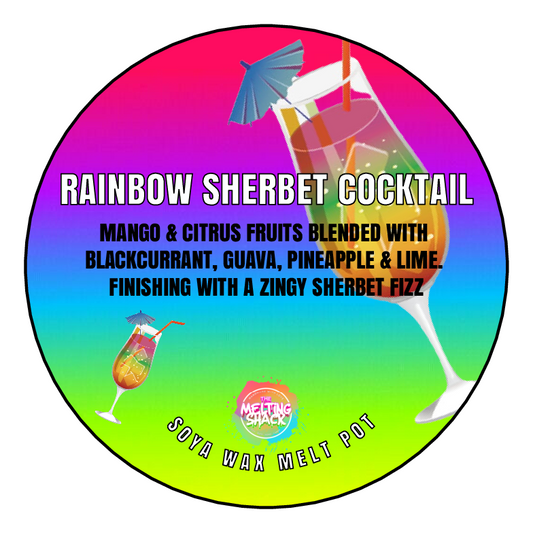 Wax Segment Clamshell - RAINBOW SHERBET COCKTAIL