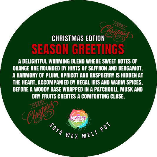 Christmas Edition - Season Greetings Wax Melt Segment Potp